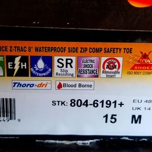 Men's Thorogood size 15